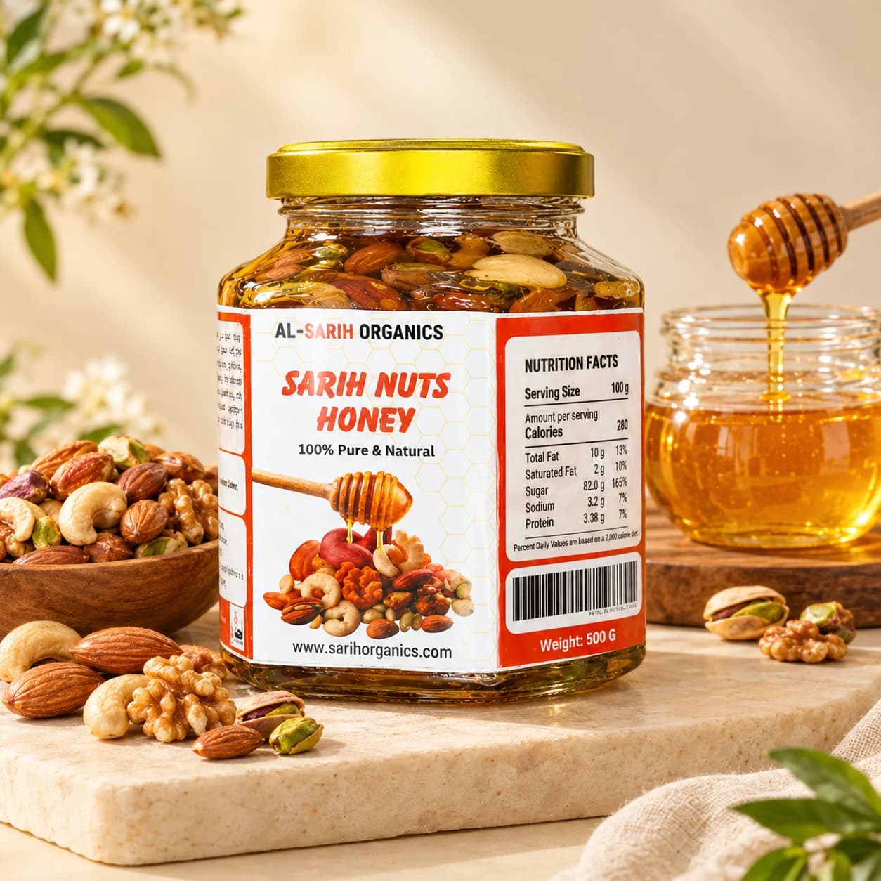 Sarih Premium Nuts Honey